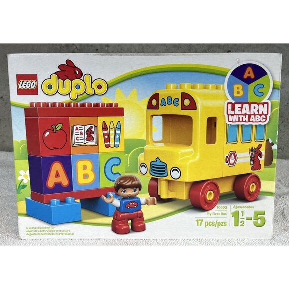 LEGO Other - LEGO DUPLO 10603 My First School Bus Retired Preschool Set NEW Factory Sealed